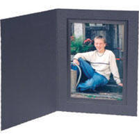 Collectors Gallery Contemporary Black Portrait Folder Horizontal Format, 4" x 6", 10 Pack